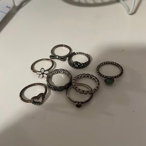 8 pandora rings